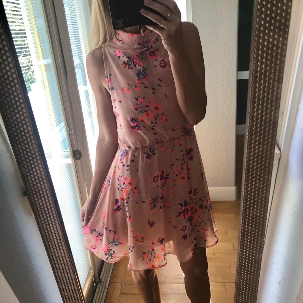 Sienna Sky Pink Flower dress